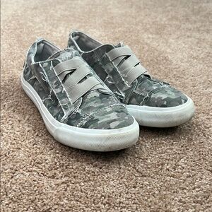 Camo Slip-On Sneakers